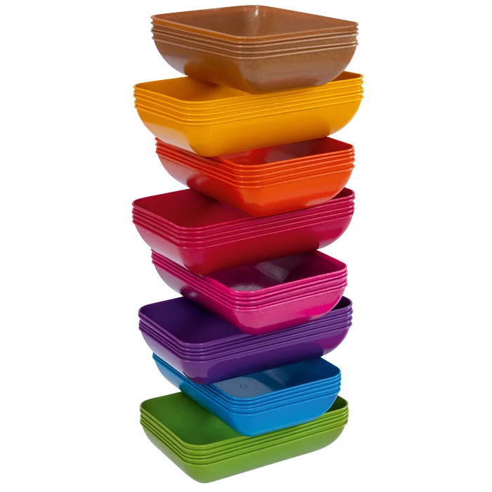 Schüssel, Schalen, Bento-Behälter, Mehrfarbig, Stackbare Schalen