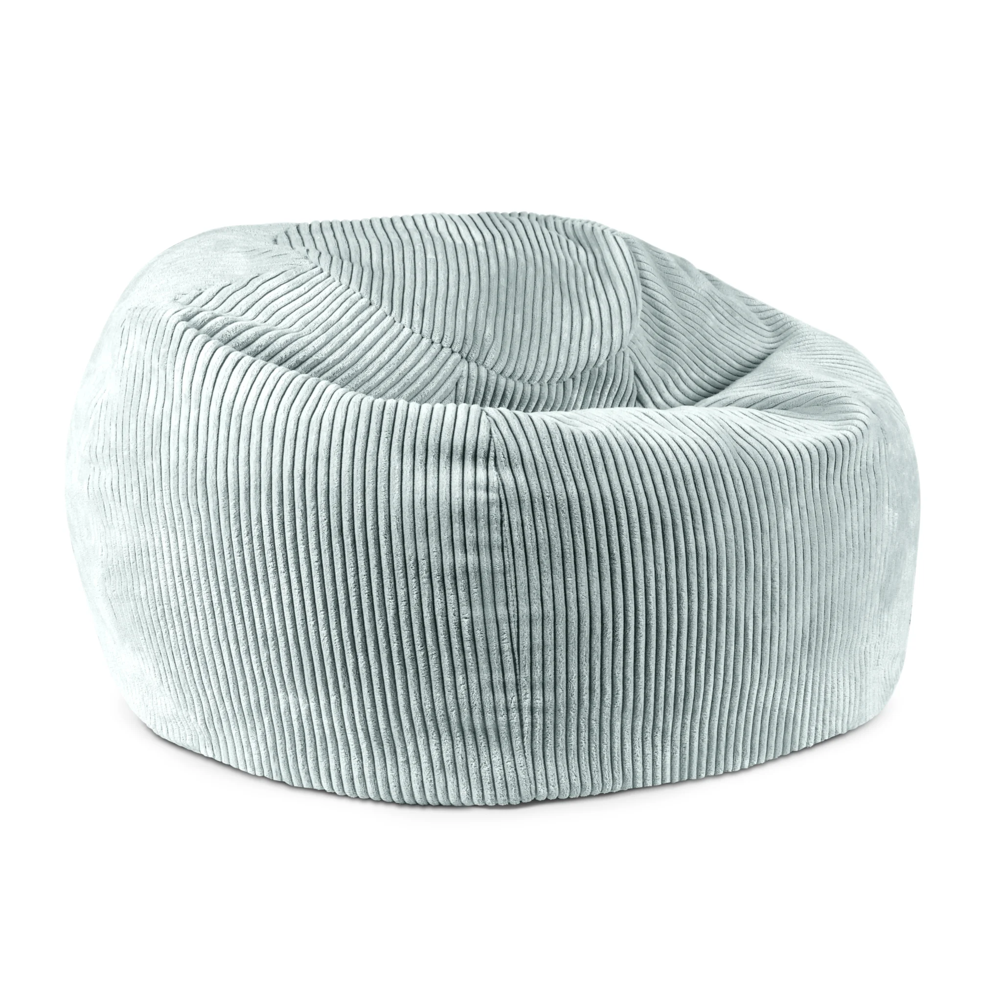 Sessel, Pouf, Samt, Rund, Blaugrün