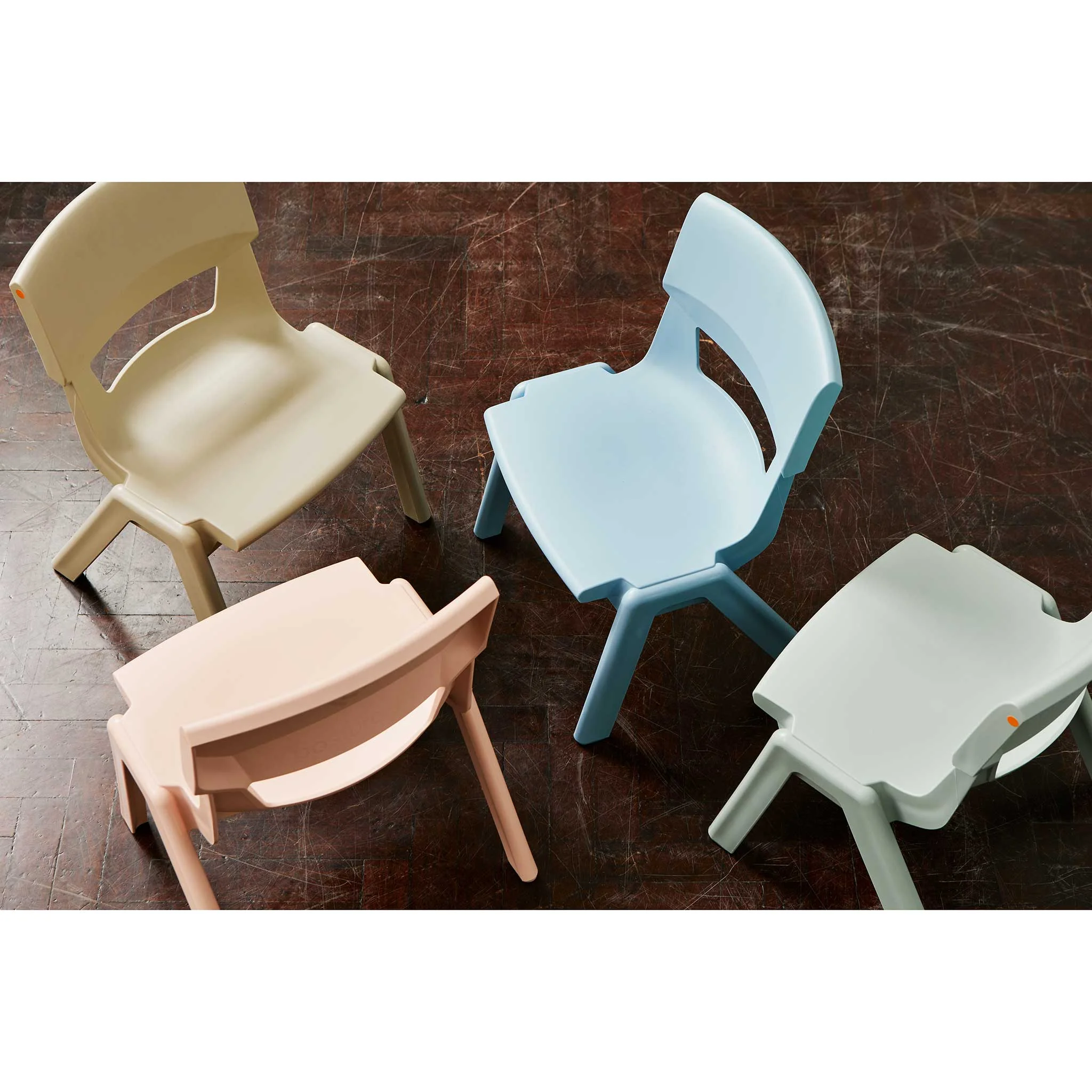 Kinderstühle, Miniature Stühle, Sitzmöbel, Pastellfarben, Sitzset
