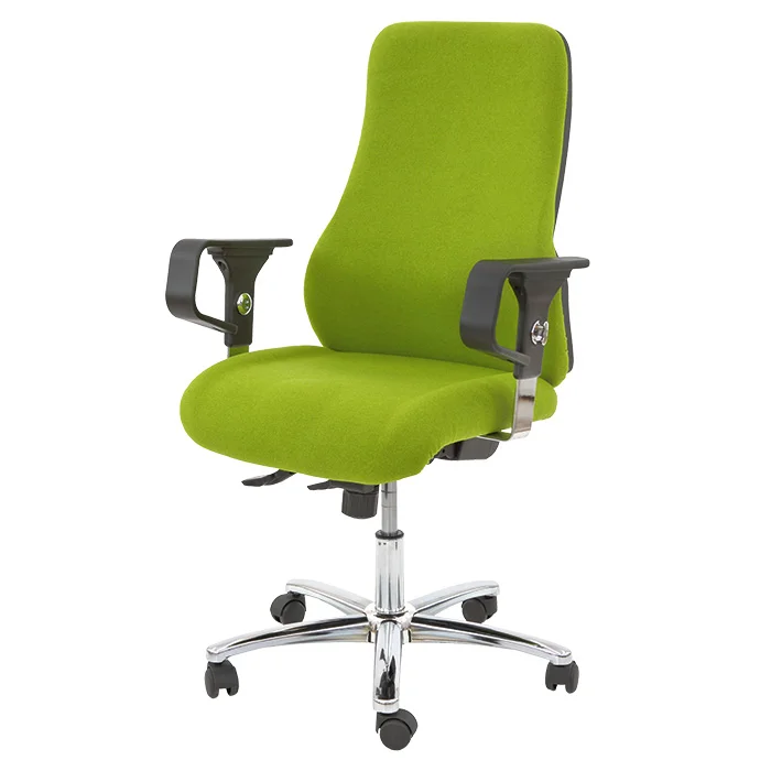Büro-Stuhl, Ergonomischer Stuhl, Rollenstuhl, Grüne Farbe, Schreibtischstuhl