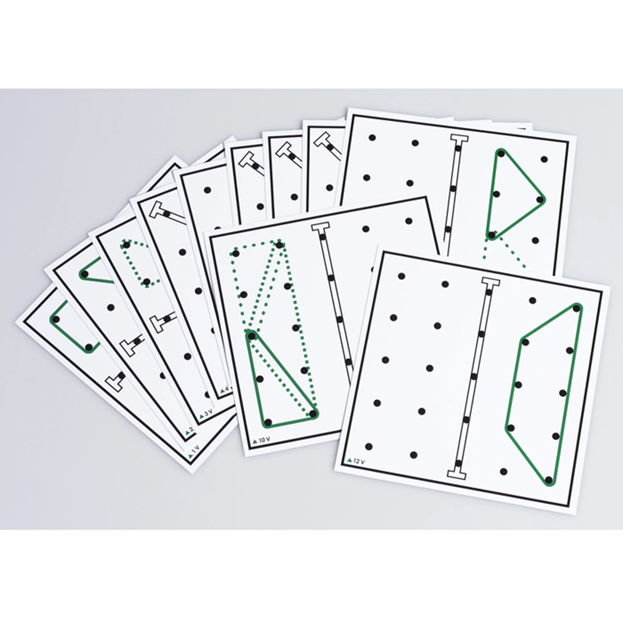 puzzle, Punktmuster, Karten, Magnet?, Hmm