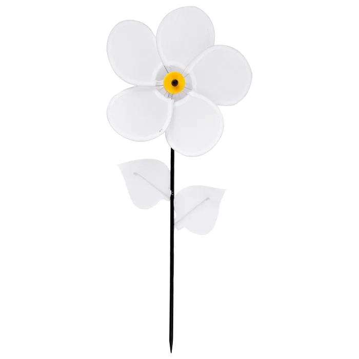 Blume, Kunstblume, Weiß, Blatt, Stab