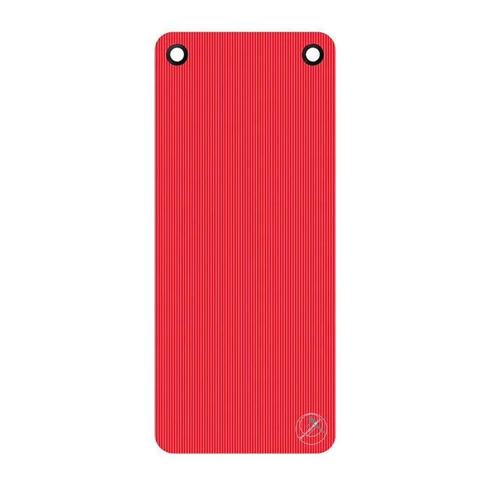 Rotes Card, Raues Board, Streifenstruktur, Abgerundete Ecken, Rundes Logo