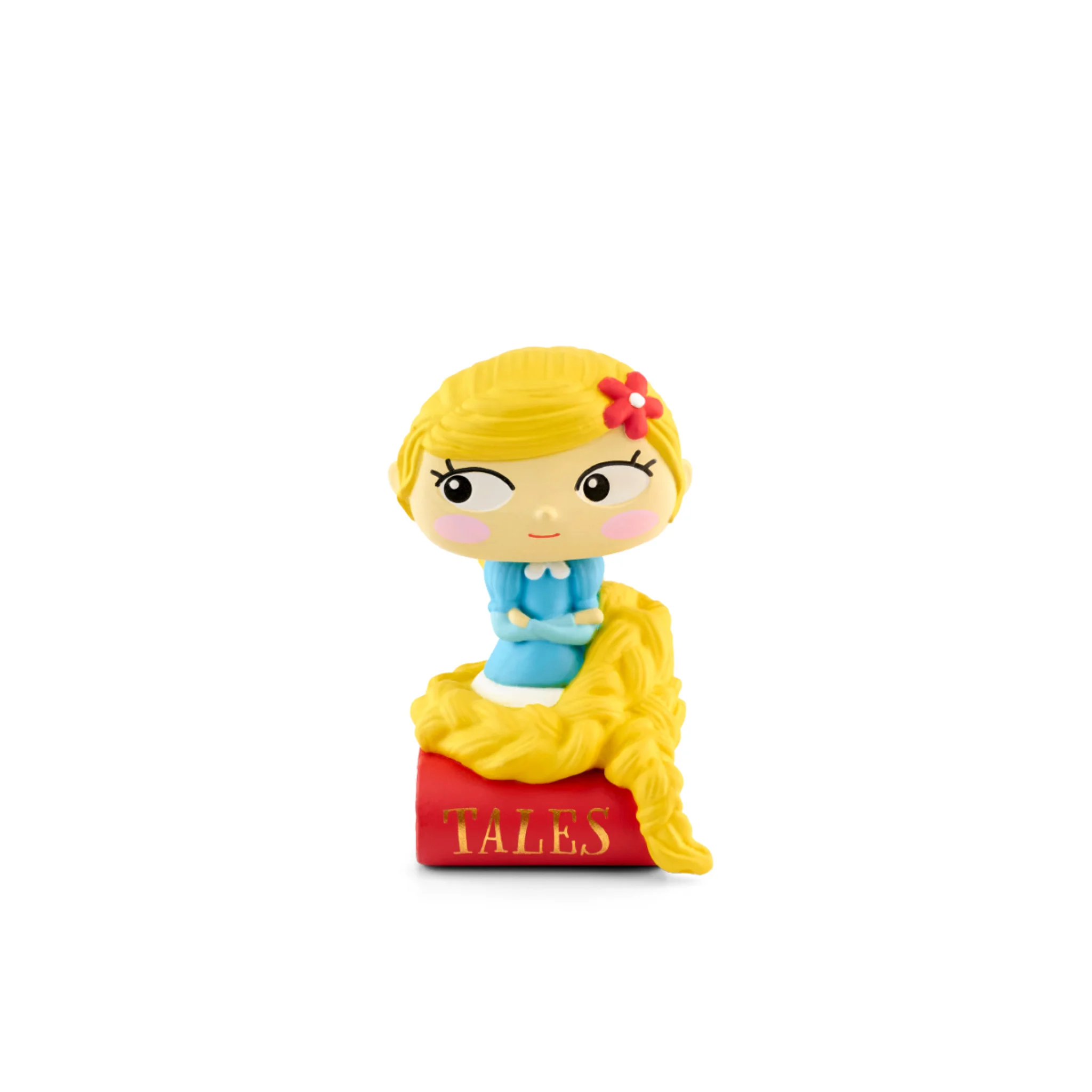 Figur, Miniatur, Blondhaar, Blaues Kleid, Märchenbuch