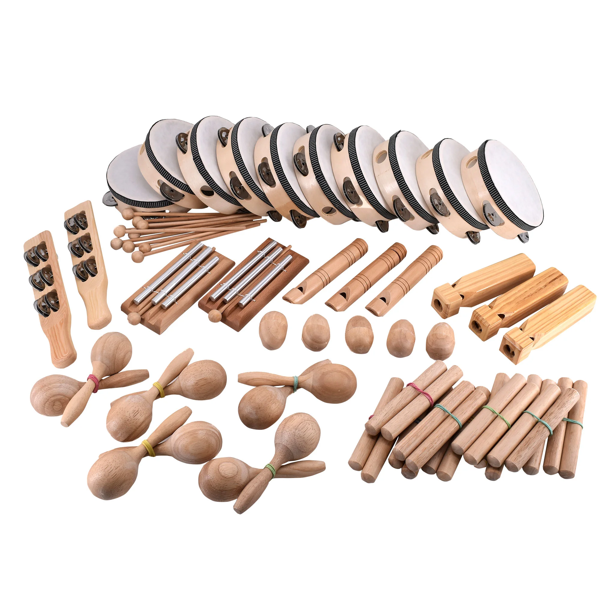 Holz-Percussion-Set für den Kindergarten