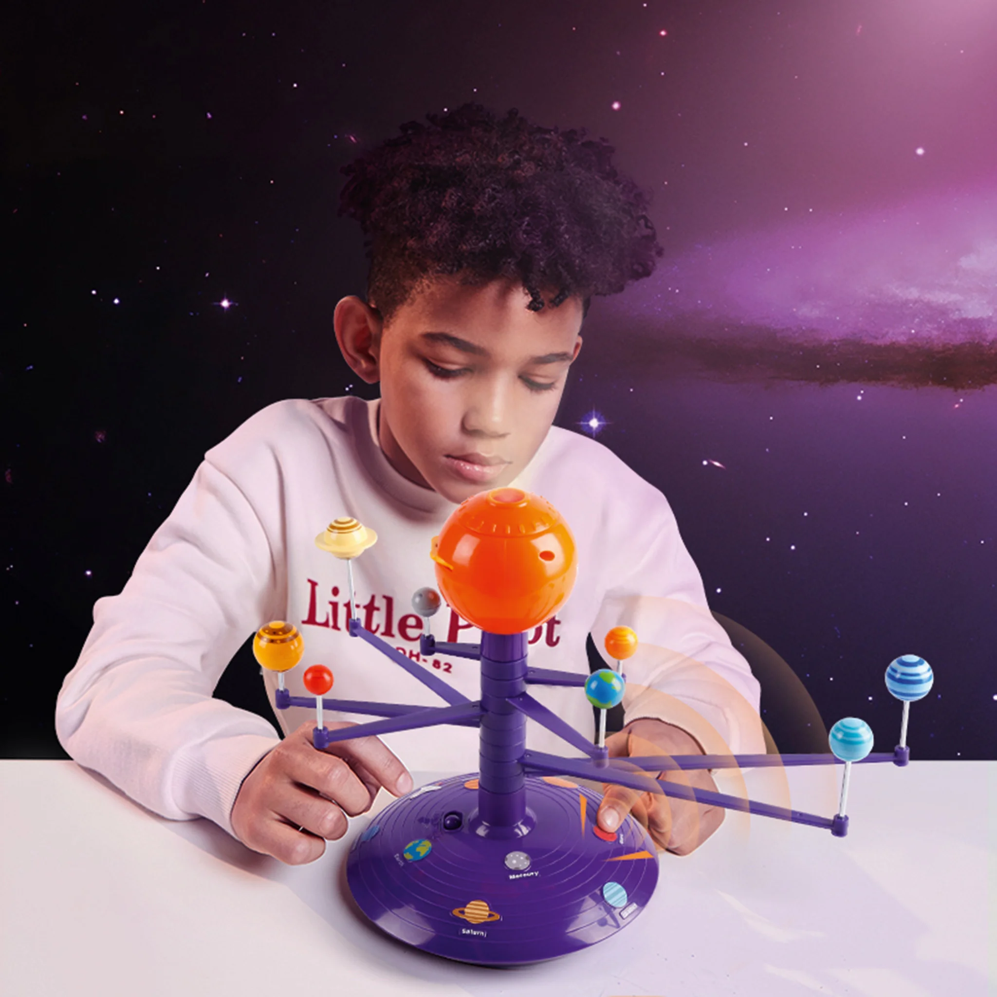 Kinderspielzeug, Solar-System, Modelle, Planetenkette, Umlaufbahn-Spielzeug
