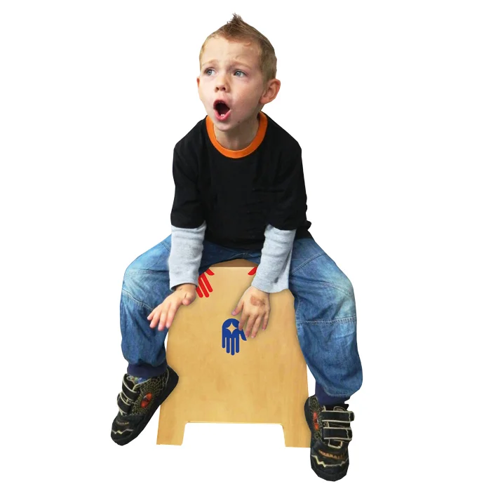 Kind, Kind, Kind, Hocker, Sitzen, Orangener Kragen