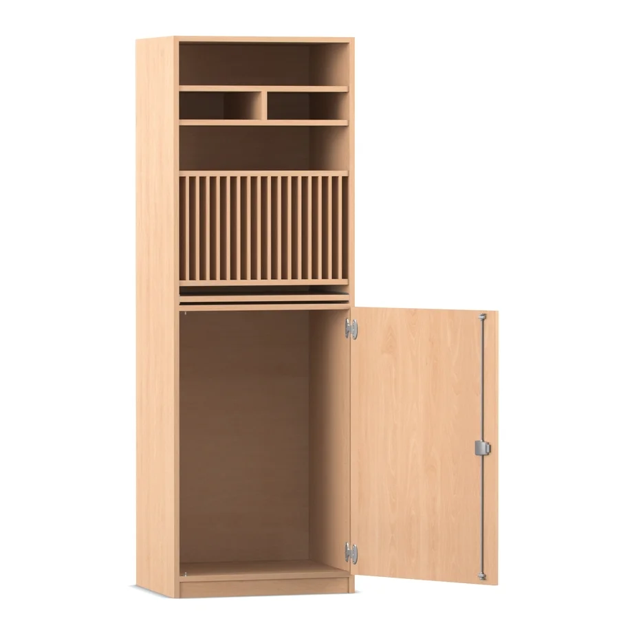 Klassenbuchschrank - Breite: 64,1 cm, Buche hell