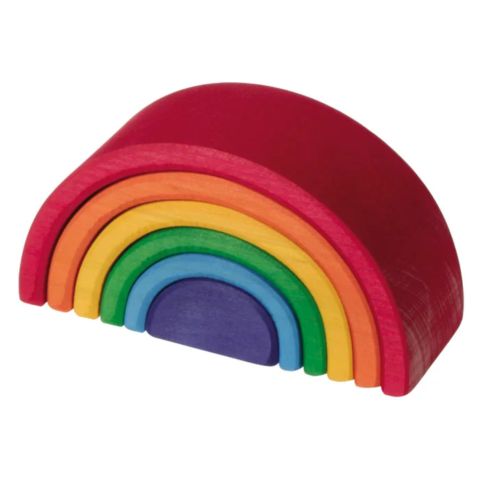 Holzspielzeug, Regenbogen, Bogenform, Puppenhaus, Naturholz