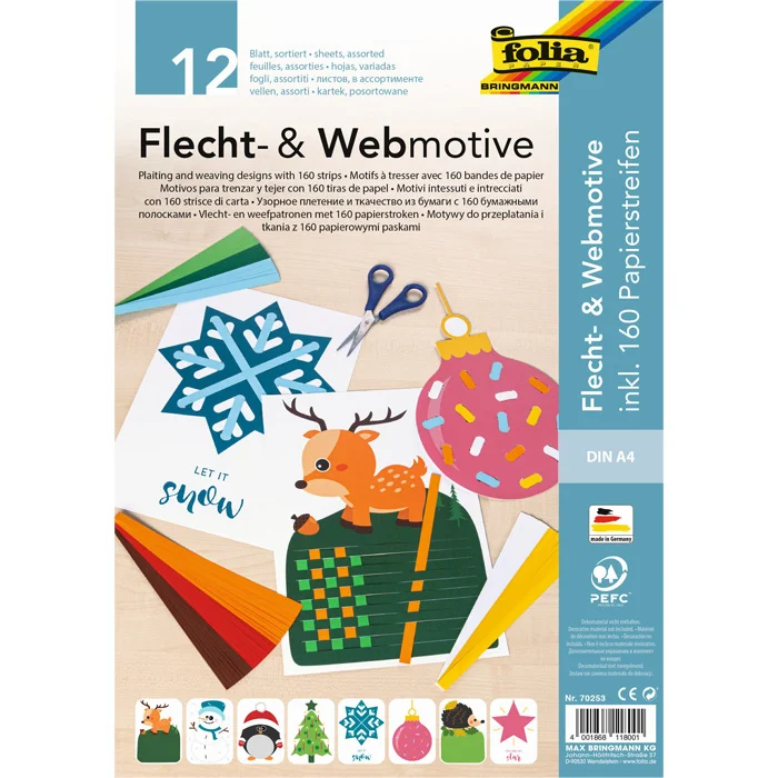 Schneeflocke, Webmotiver, Bastelpapier, Schere, Motivpapier