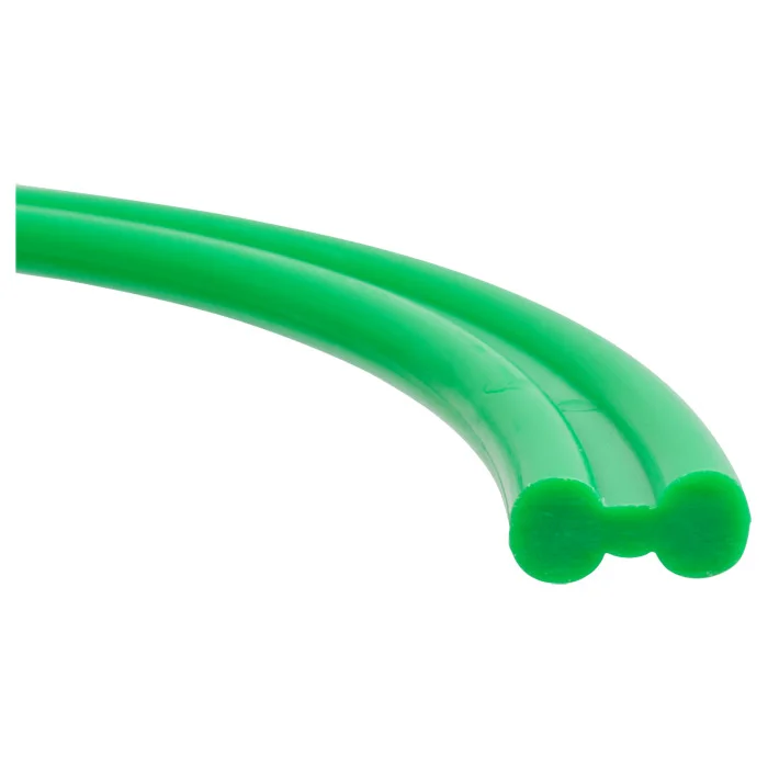 Grasgrün, Gummi-Schlauch, Beißerchen, Kunststoff, Baustoff?