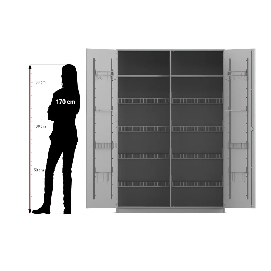 Schrank, Aufbewahrung, Schrankwand, Wandmontiert, Metall