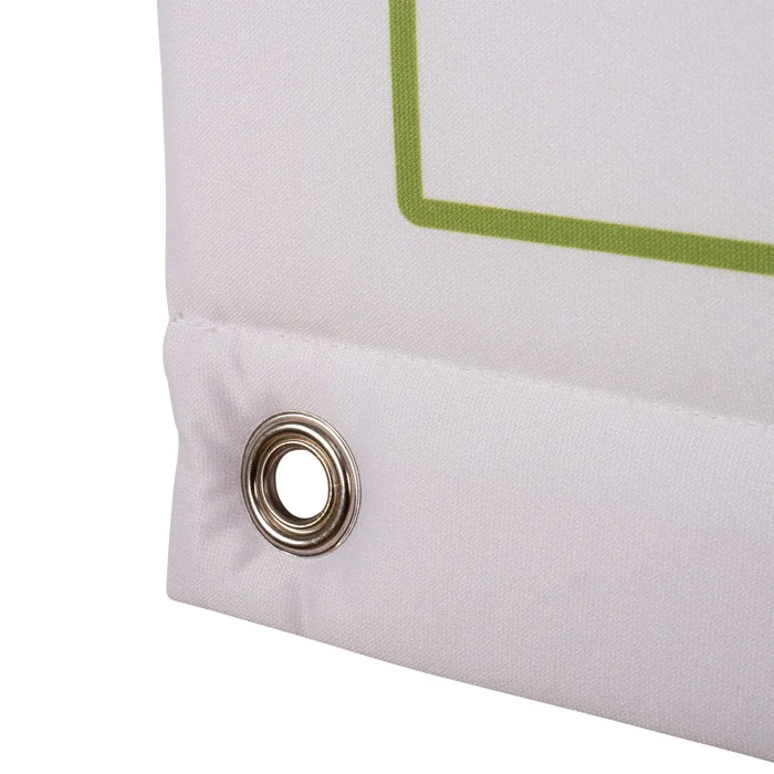 Grommet, Ösen, Naht, Leinwand, Weiß