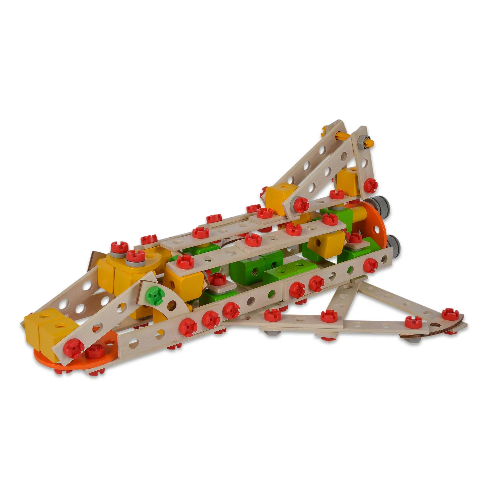 Konstruktionsspielzeug, Kreiseln/Schienen, Holz/Plastik-Bausteine, Brücke/ Rampe, Farbenbunt