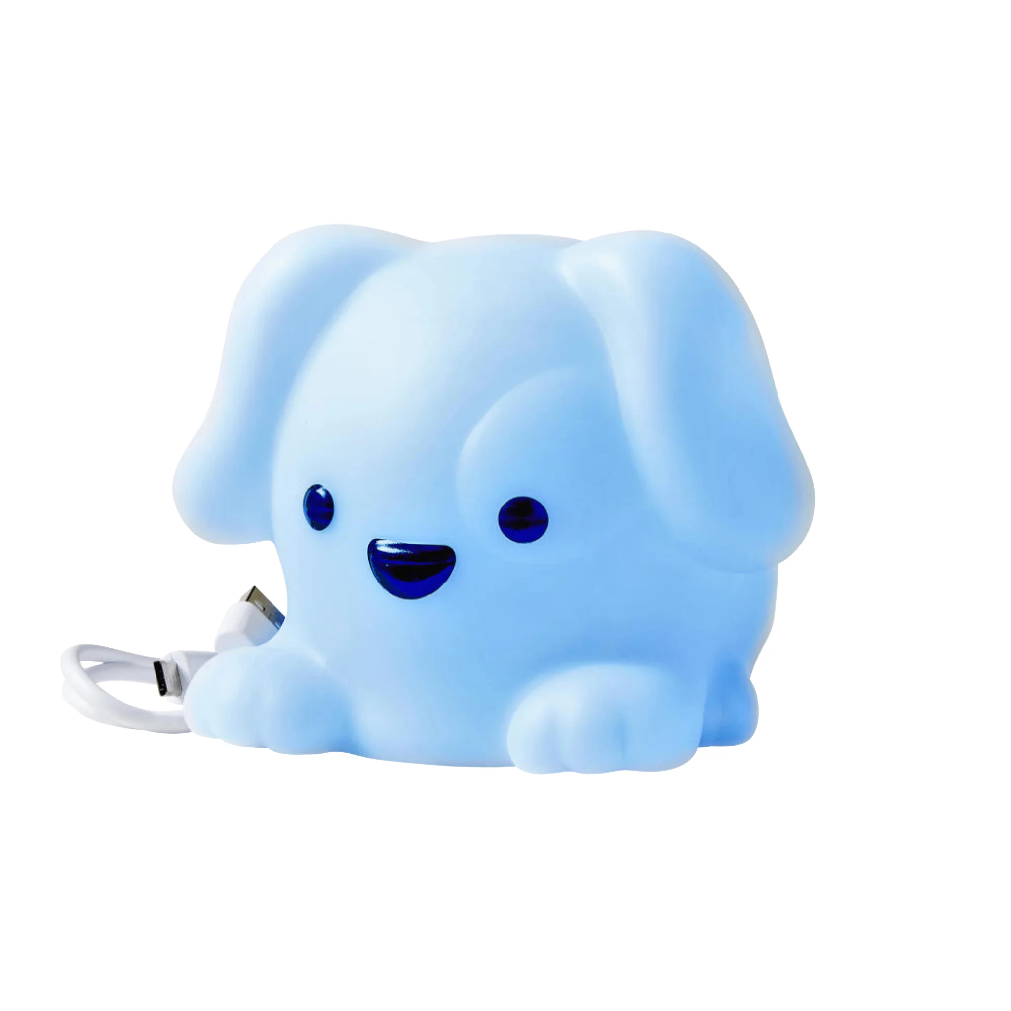 blaues elefanten-ug, elefanten-form, usb-anschluss, kinder-spielzeug, handyhülle-elefant