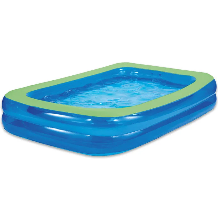 Kinderbecken, Aufblasbares Becken, Blau, Intensiver Seitenrand, Rundungsformen