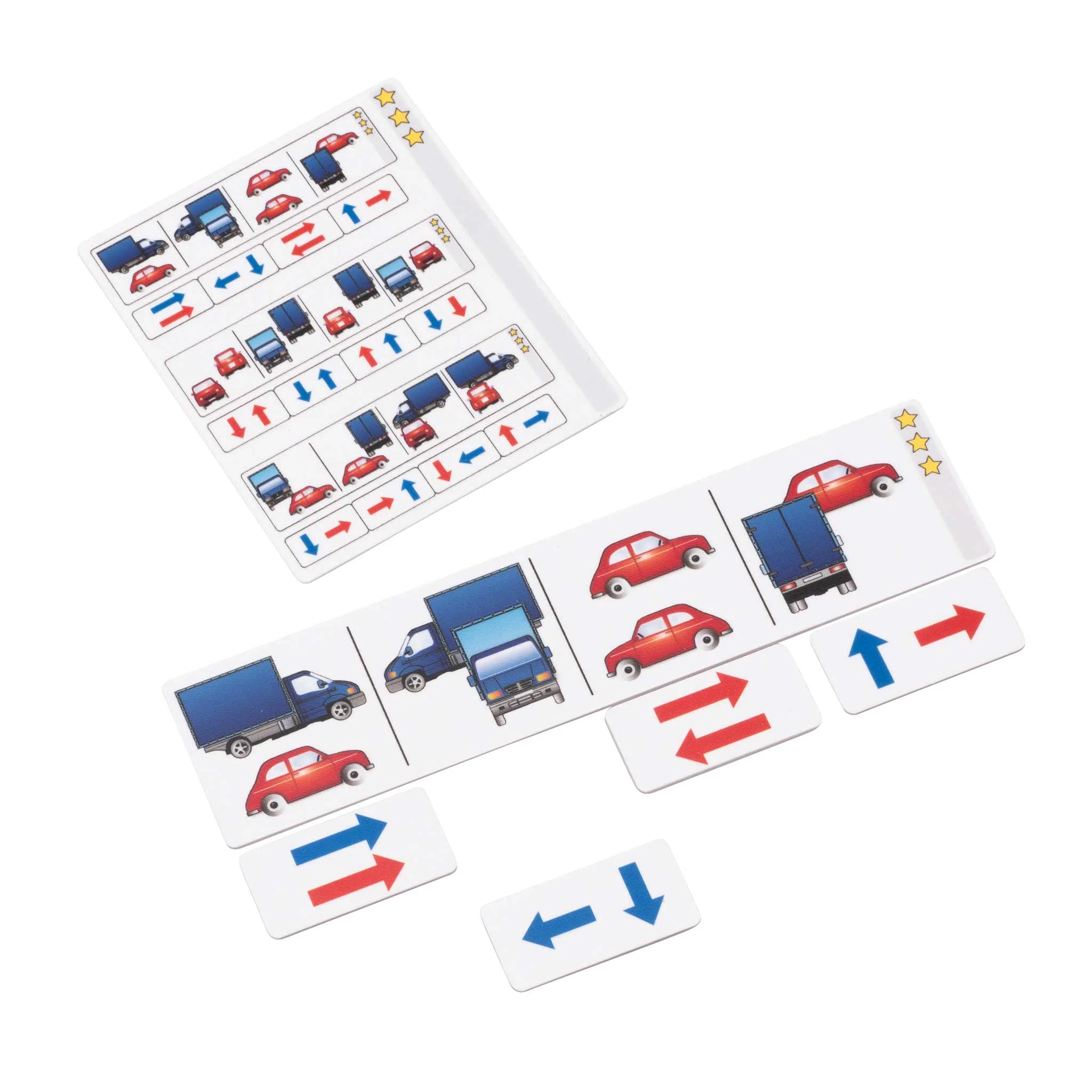 puzzle, Fahrzeug-Puzzle, Kartenset, LKW, Auto