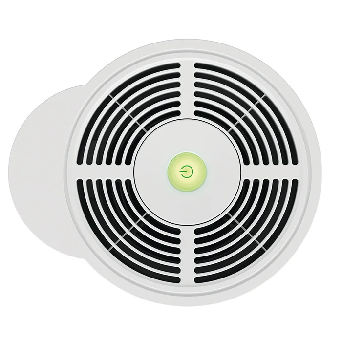 Luftreiniger, Lüfter, Ventilator, Schalter, Grünlicht