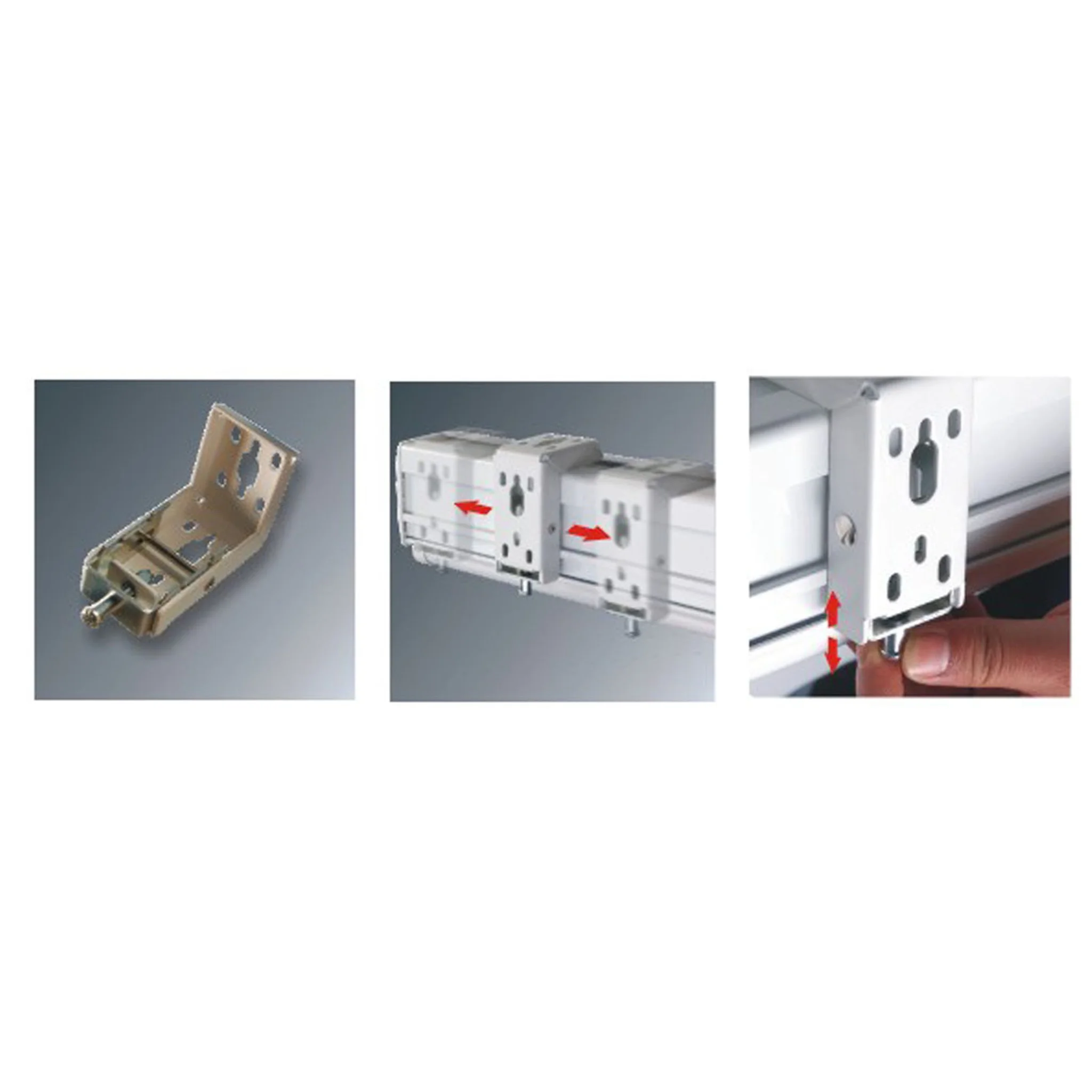 Montagehalter, Schiene, Klemmhalter, Elektronikschiene, Schienenführung