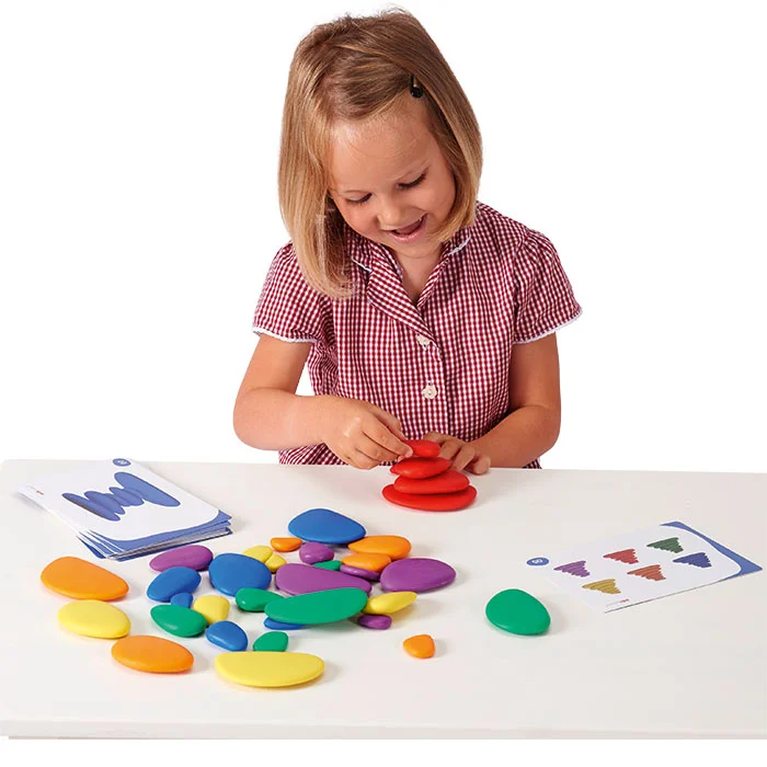 knete, stöcke, spielzeugset, formen, bunte steine