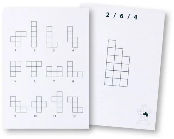 Pentomino-Arbeitskarten, Satz 1
