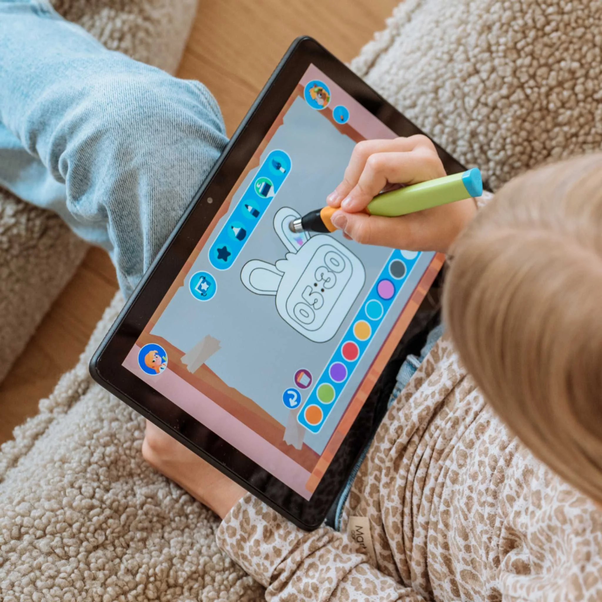 Tablet, Zeichnungs-App, Kinder-Tablet, Stift-Stylus, Farbpalette