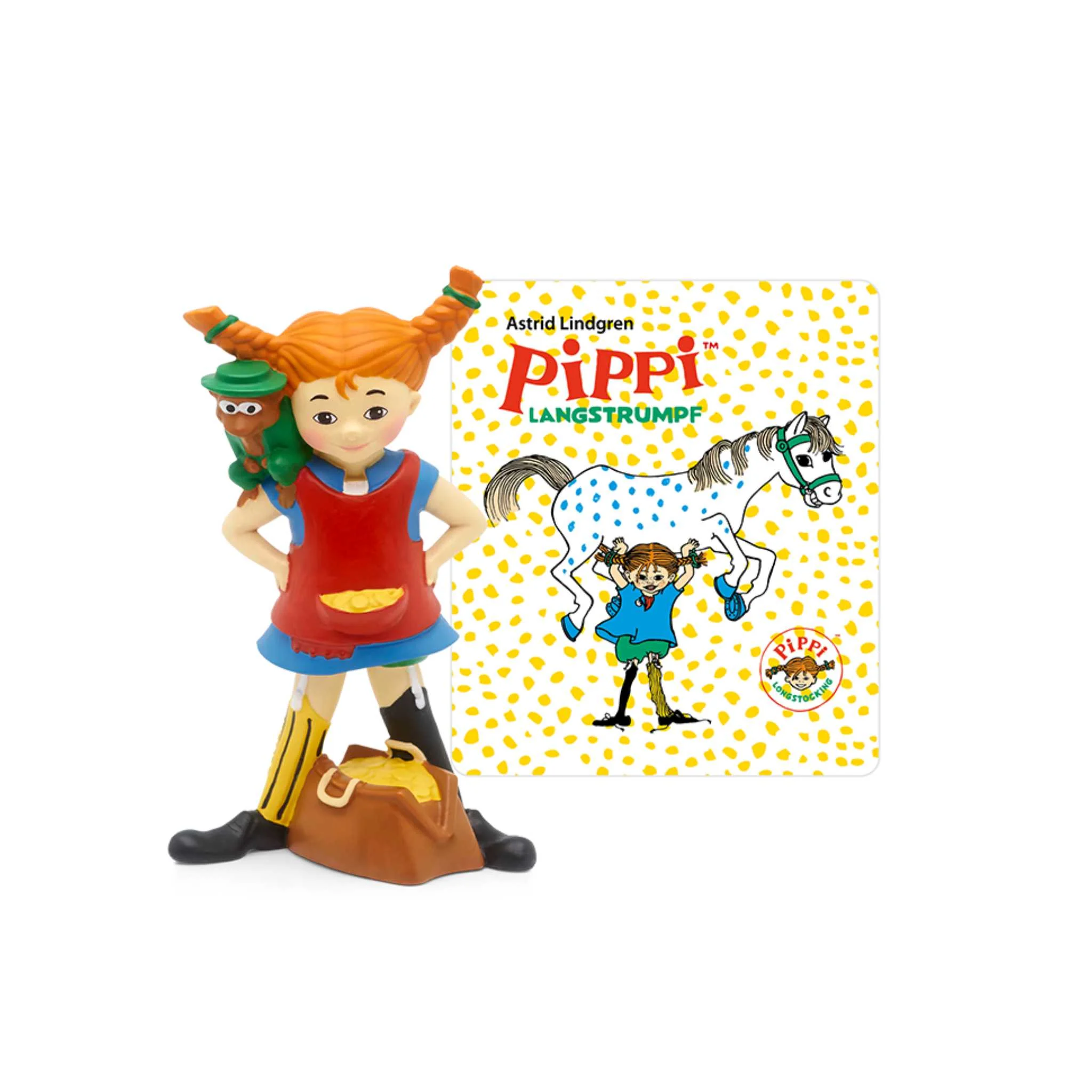 Figur, Pippi Langstrumpf, Kinderfigur, Pony Begleiter, Cartoon Buch Zubehör