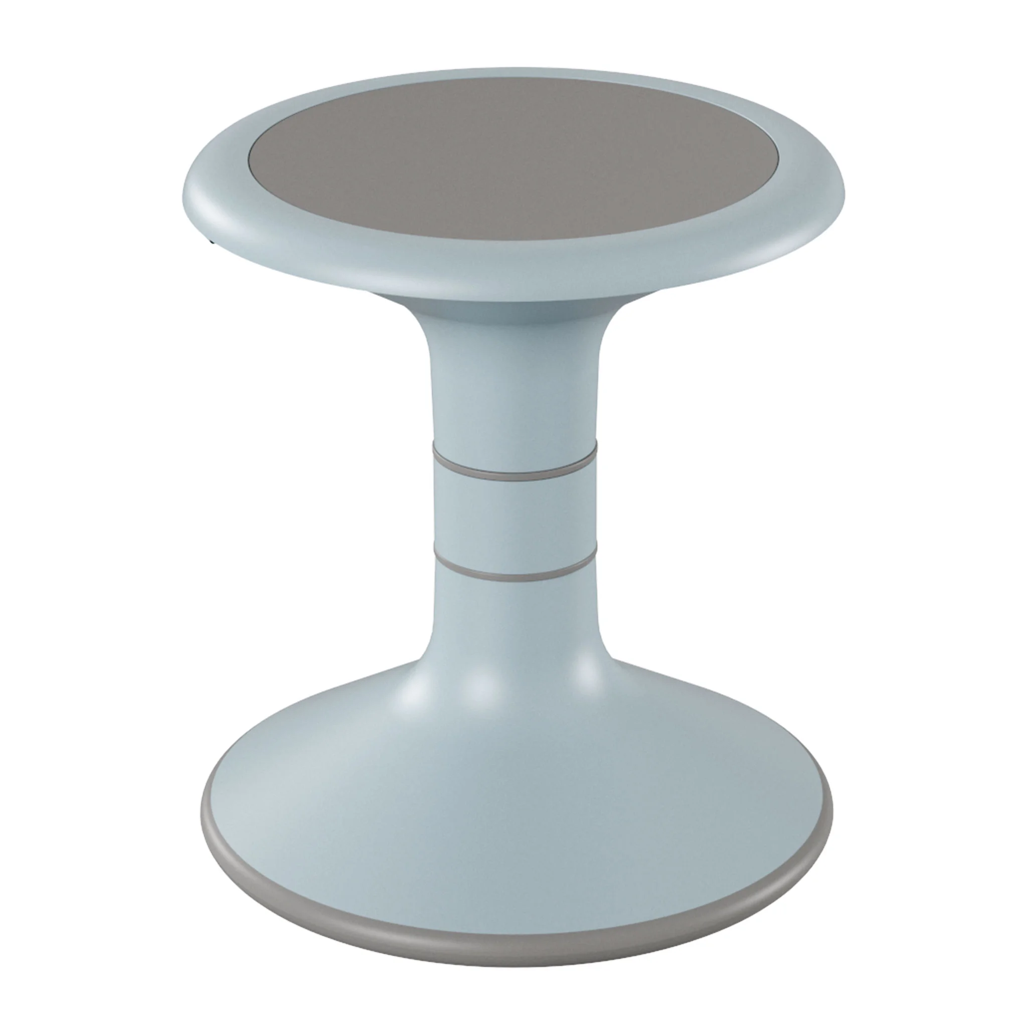 Beistelltisch, Rundtisch, Halterung, Metall, Grau