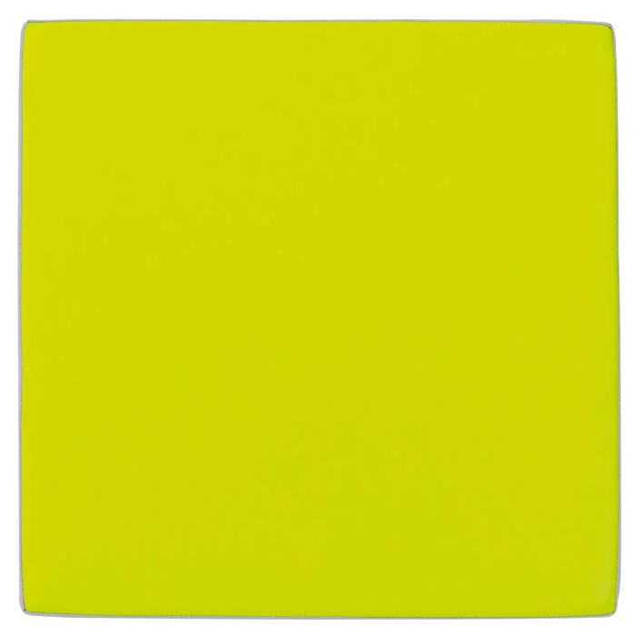 neon gelb, farbige Karte, flaches Quadrat, helle Karte, Daumen-tauglich