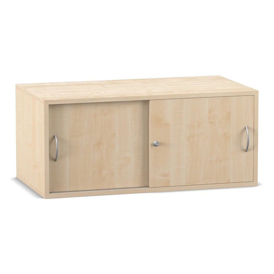 Wohnzimmerschrank, Sideboard, Holzoptik, Schrank mit Türen, Holzmaterial
