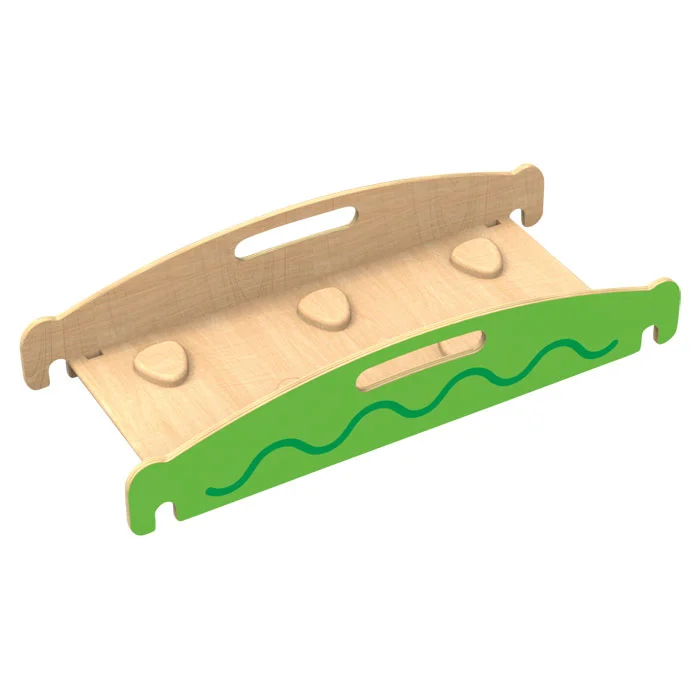 Holzbrücke, Kinder Spielzeug, Klettbrücke, Holz, Grün
