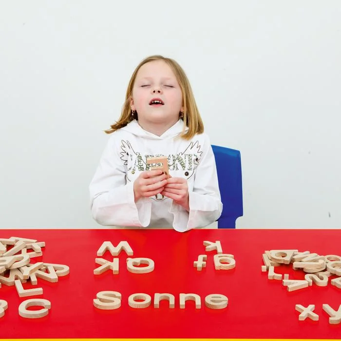 90 Holzbuchstaben
