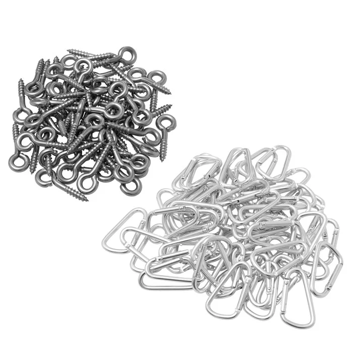 Schraubenkopf, Steckverbindung, Metallring, Silberfarbig, Schrauben und Ringe