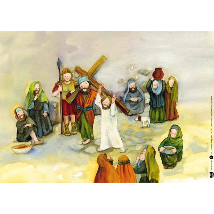 Jesus, Kreuz, Biblische Szene, Jünger, Pilger