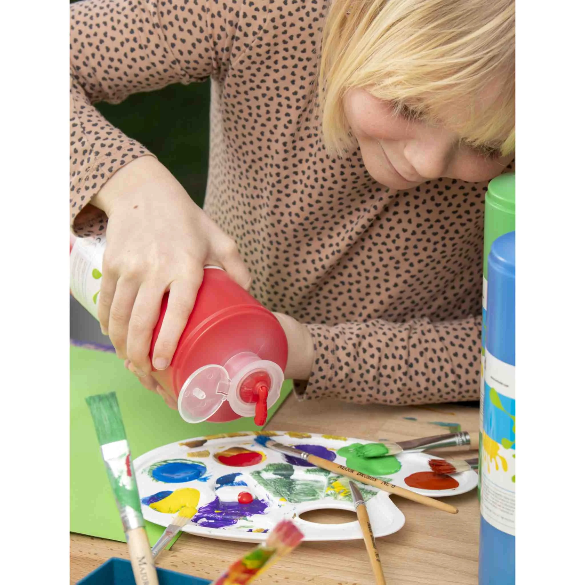 Malfarbe, Pinsel, Kinderkunst, Kunstset, Flasche