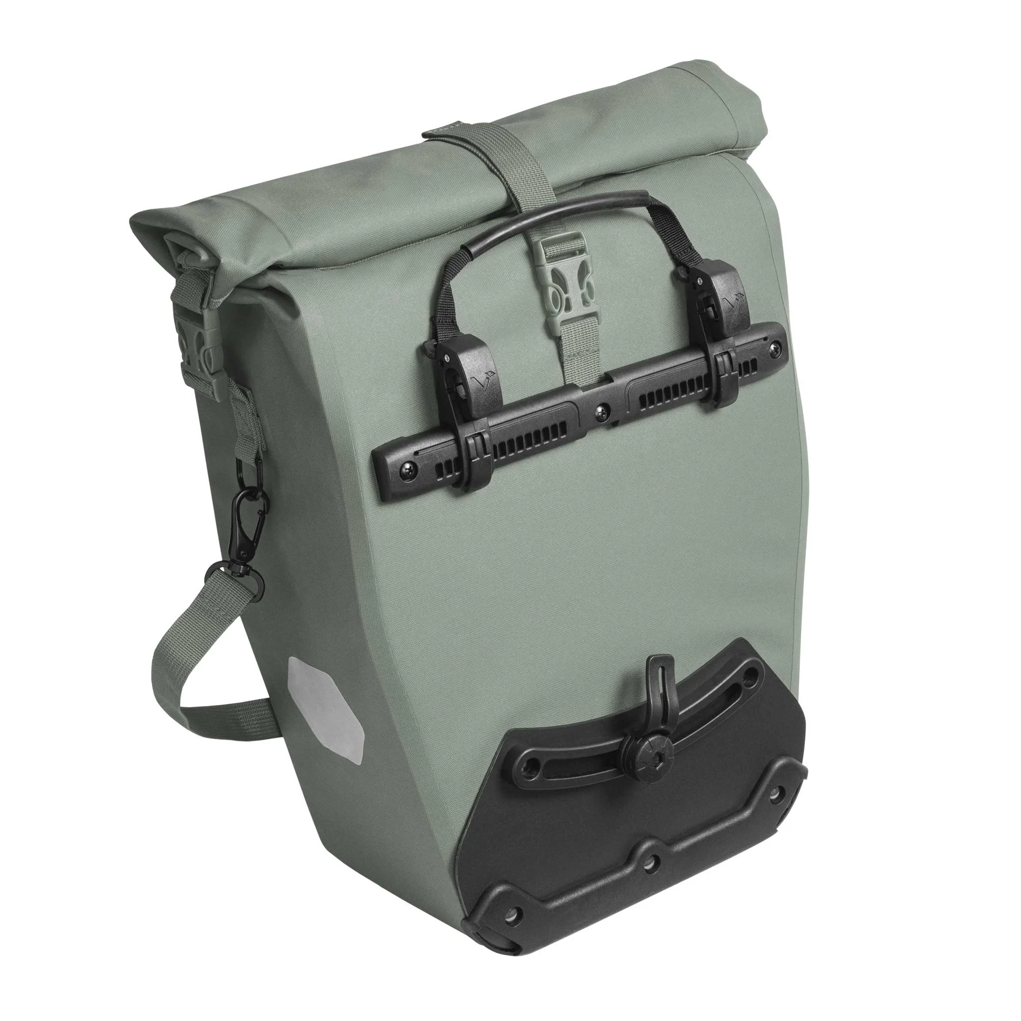 Tasche, Reiserucksack, Seitentasche, Rollverschluss, Gepäckstütze