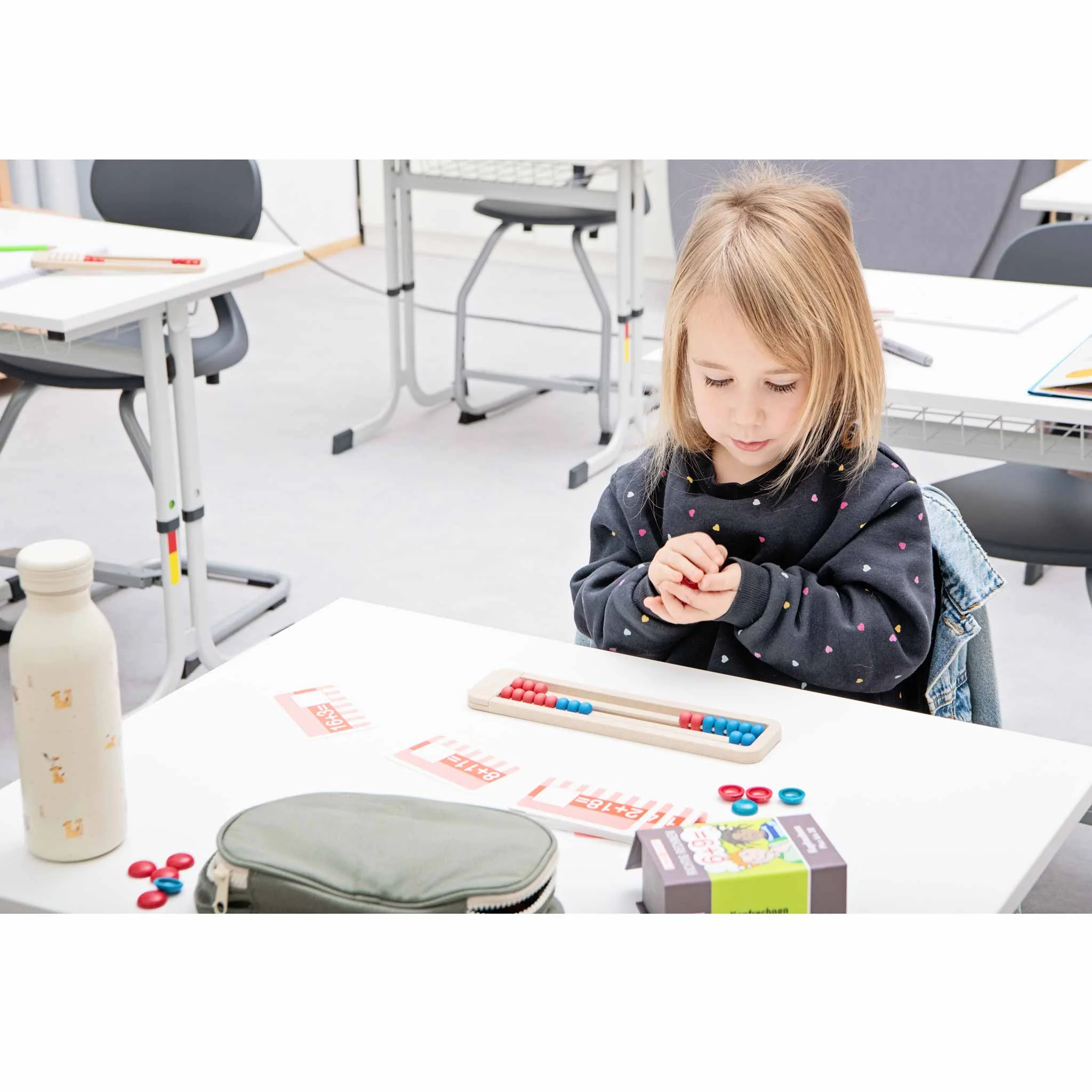 Abakus, Kinder-Spiel, Päppchen, bunte Perlen, Tischspielzeug