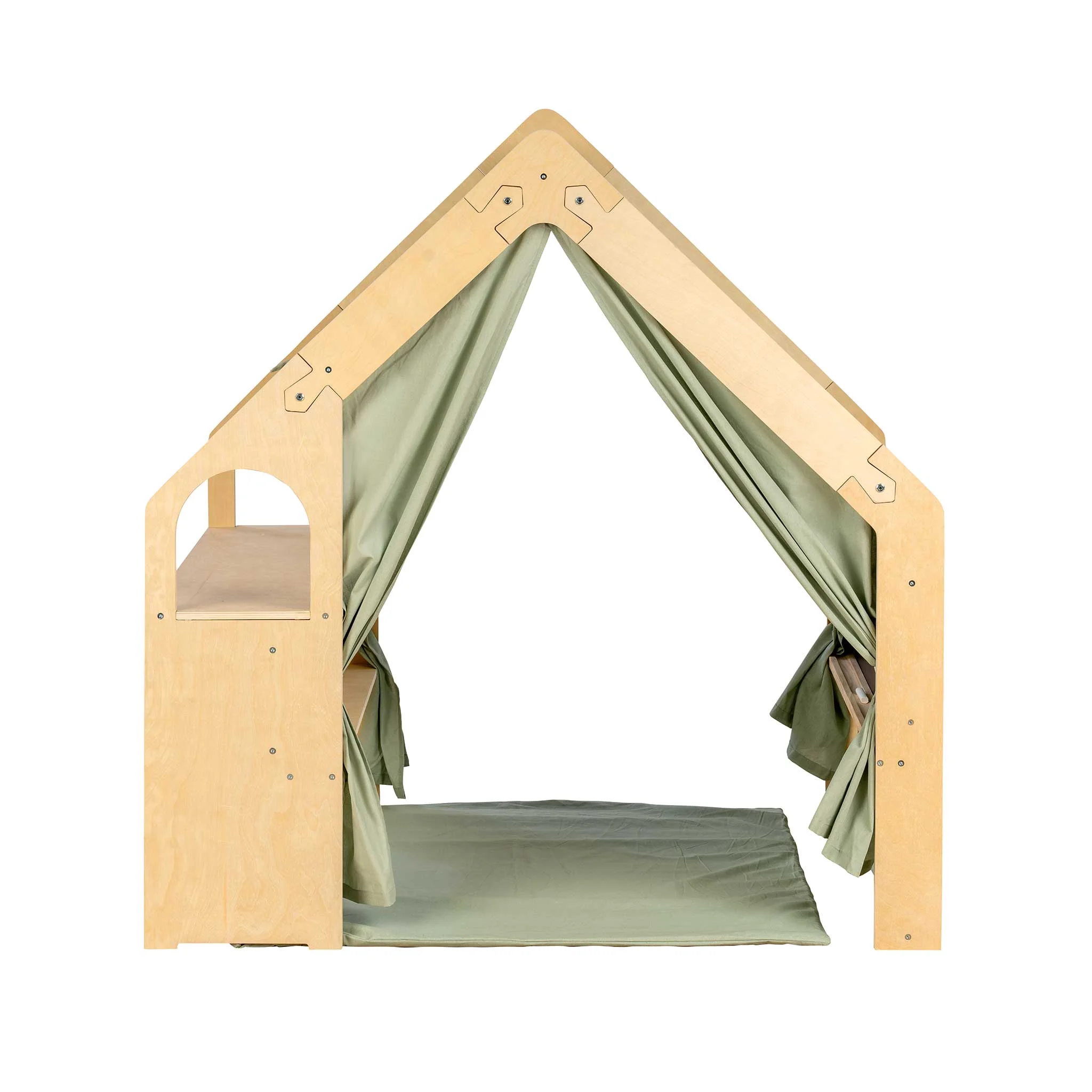 holz, holzhaus, teepee, zelt, baldachin