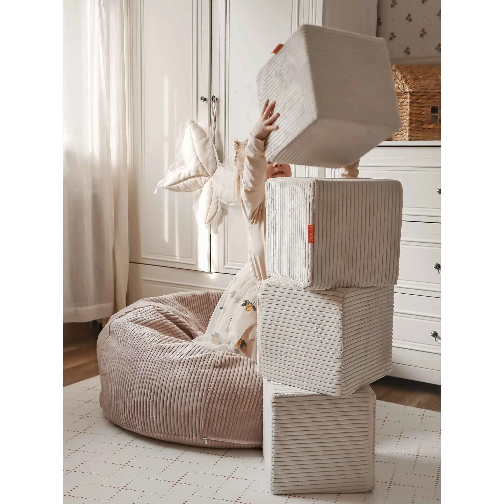 Kissenwürfel, Kissen, Stoffwürfel, Kuschelkissen, Spielwürfel