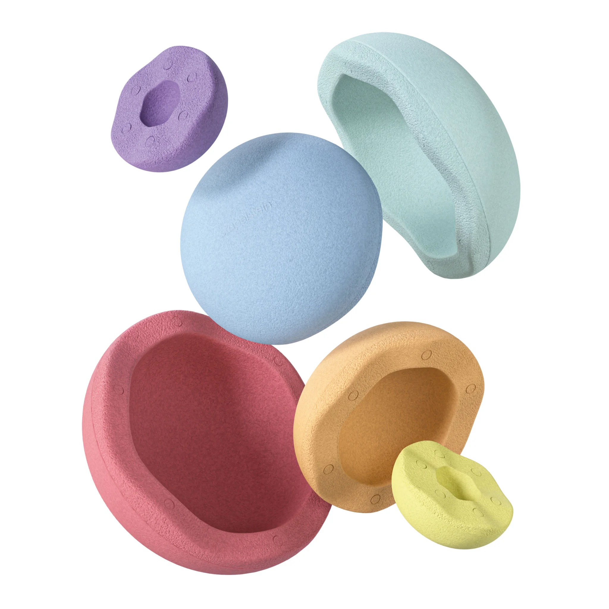 kosmetischer Schwamm, Make-up-Schwamm, bunter Schwamm, eierförmiger Schwamm, Schwamm-Set