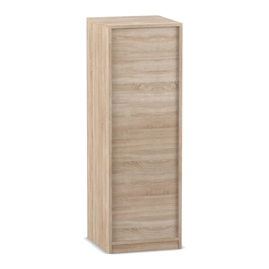 Bücherregal, Standregal, Holz, Vitrinenstil, Naturalholz