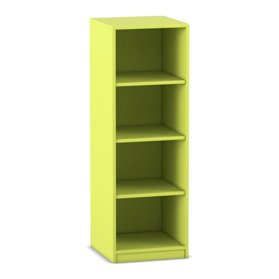 Regal, Highboard, Offenes Regal, Holzregal, vier Ebenen