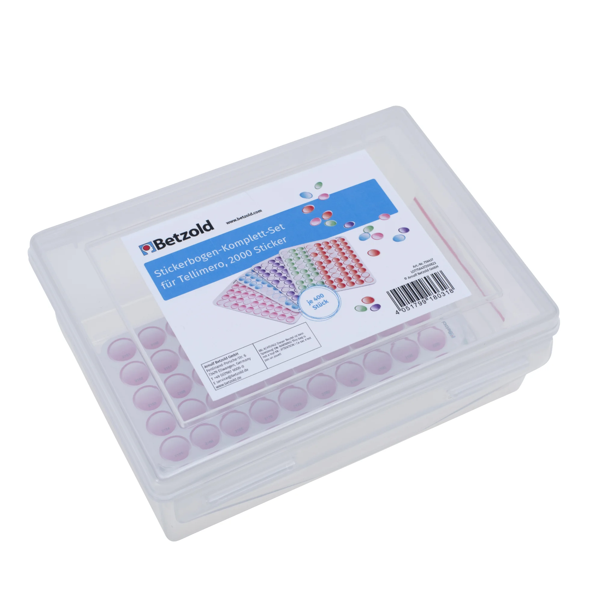 Stickerbox, Perlmuttersatz, Tellimero, Stickers, Kampherbox