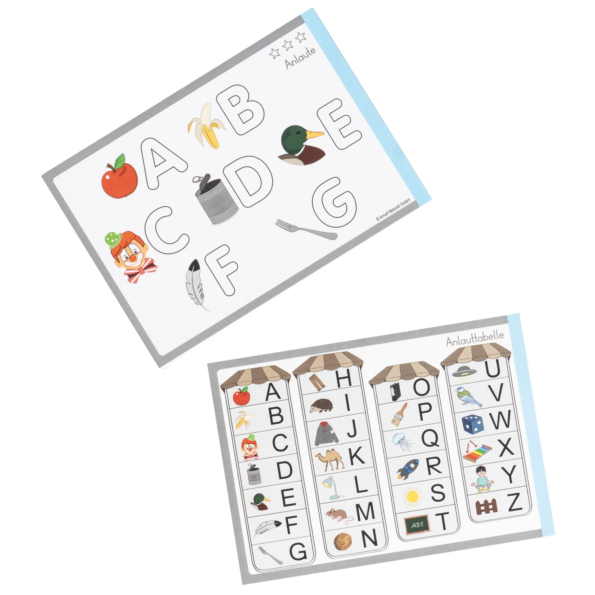 Alphabet, Lernspiel, Bildkarten, Karten, Buchstaben