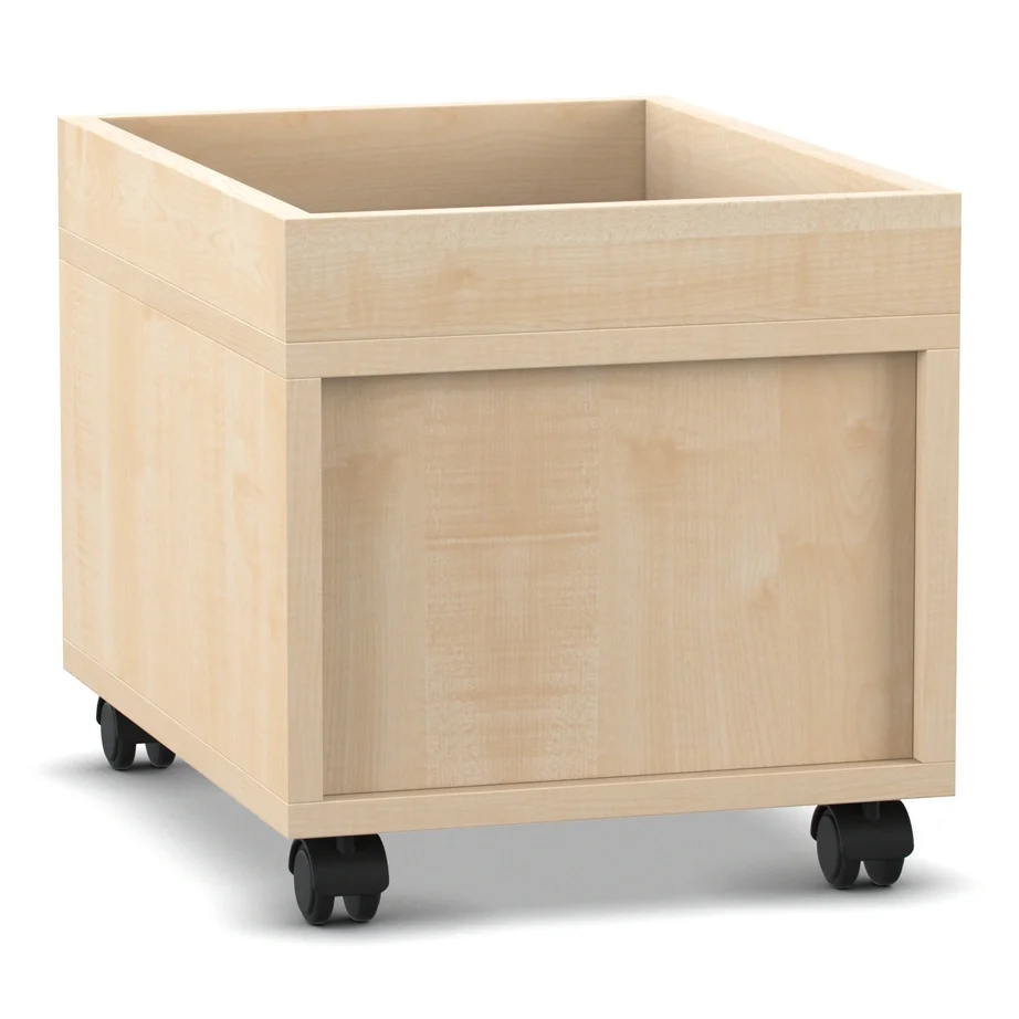 Holzschrank, Küchenwagen, Rollwagen, Holzbox, Wagen mit Rollen