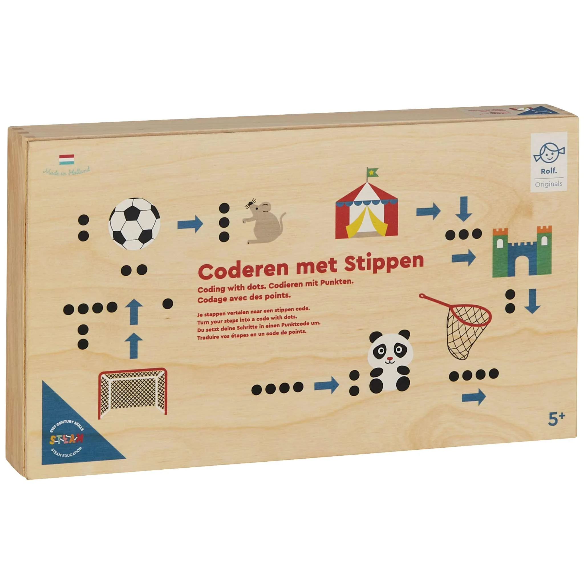 Puzzlespiel, Dot-Puzzle, Stilleben, Holzbox, Lernspiel
