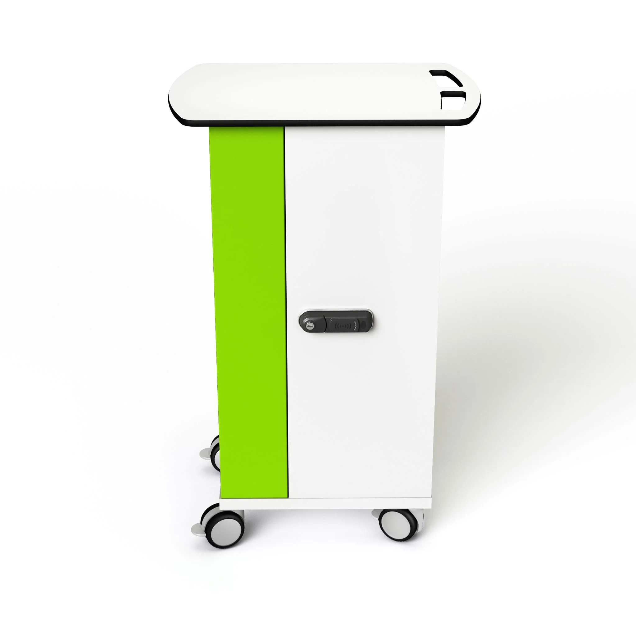 Kühlbox, Abfallbehälter, Mobiles Gerät, Grün Akzent, Rollenwagen