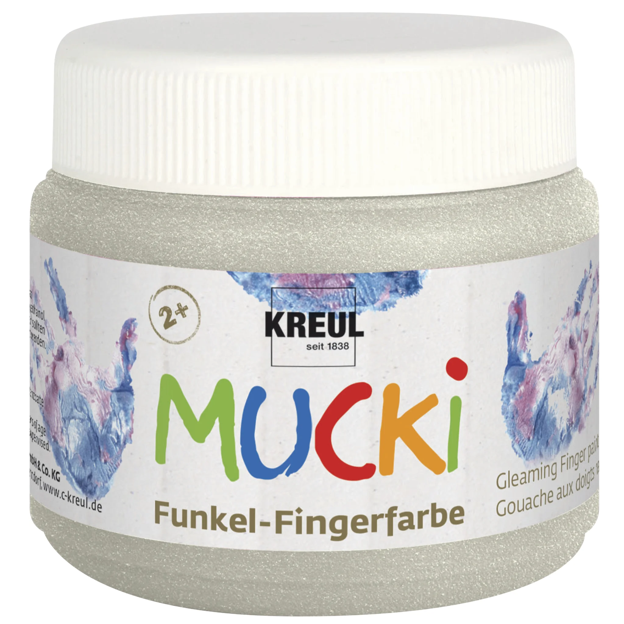 Funken-Fingerfarbe, Fingerfarbe, Glitzer, Glimmer, Kinderfarbe