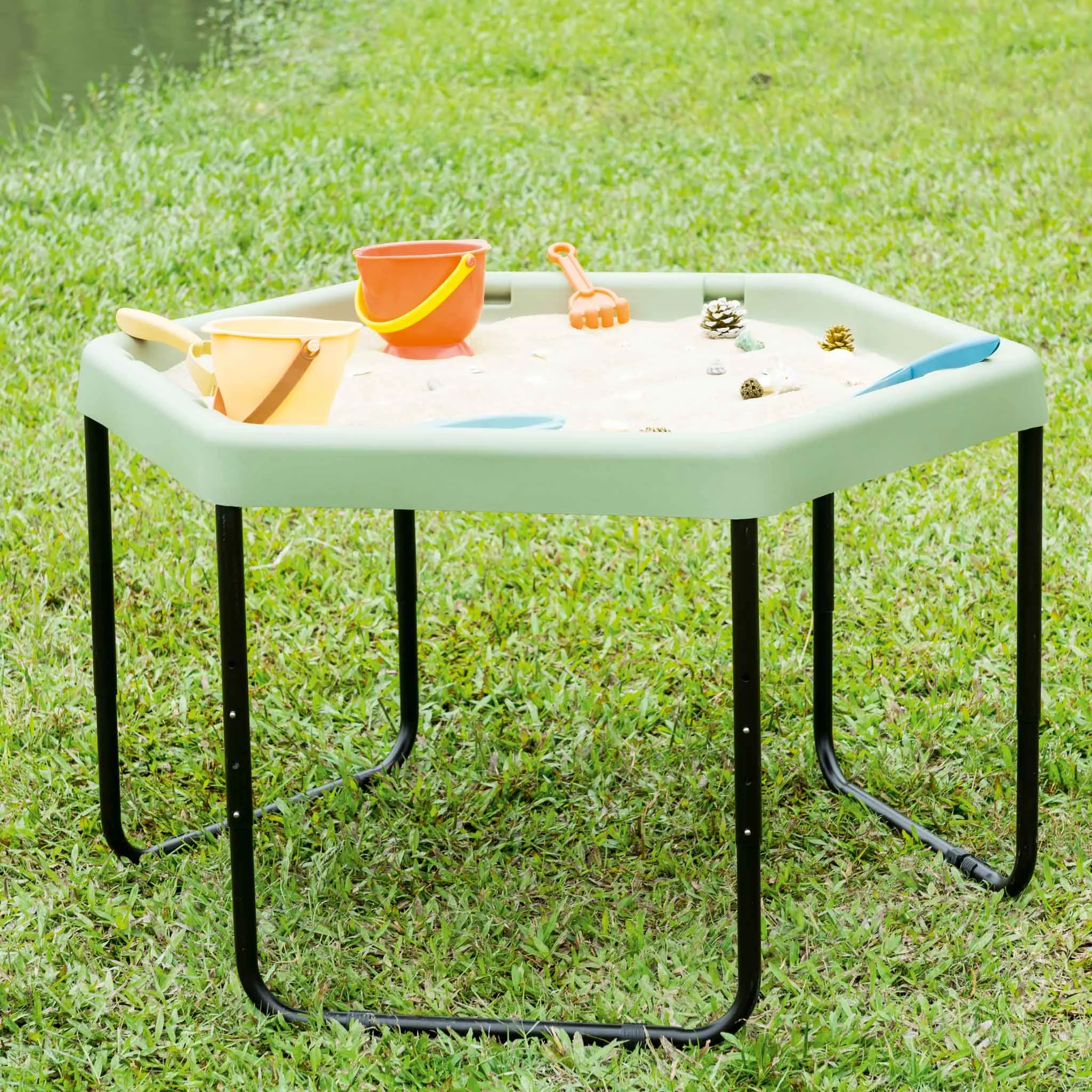 Kinder-Designertisch, Sandkasten-Tisch, Außenbereich Tisch, Kunststoff Tisch, Spieltisch