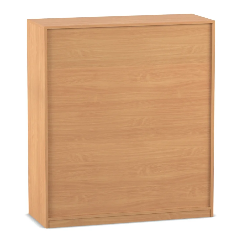 Schrank, Küchenschrank, Holzoptik, Front aus Holz, Schrankboden